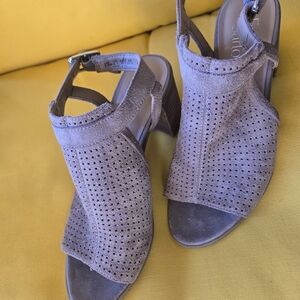 Franco Sarto Taupe Ankle Booties